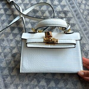 Princess Polly white mini bag